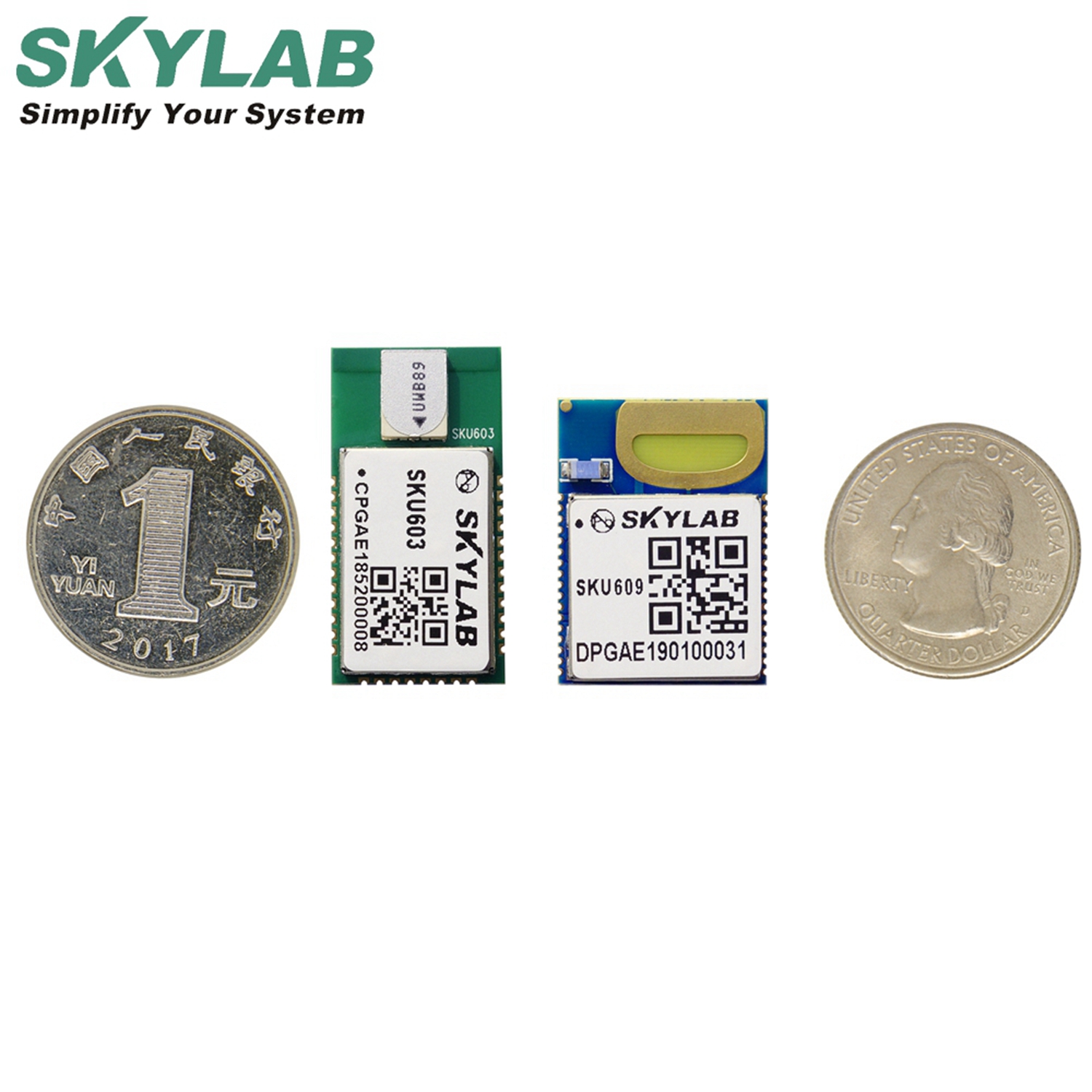 SKYLAB ARM Cortex-M3 IEEE802.15.4-2011 UART IIC 2.8-3.6V Bluetooth UWB combination module