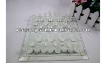 New arrival crystal glass chess for game souvenir (R-2007