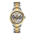 Skeleton Dial Steel Mechanical Woman Automatic Watch