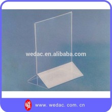 Transparent T Shape pvc manu holder