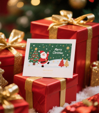 Personalised photo christmas cards