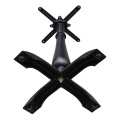 good quality 600*600*H720mm cast iron material black color powder coated table base