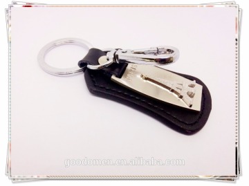 PU engraved keyrings men keyrings mens keychain