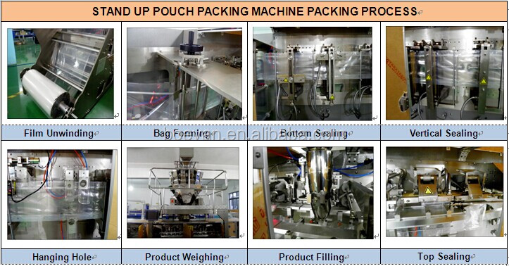 Stable function BHD-240SZ automatic food candy chocolate doypack packing machine