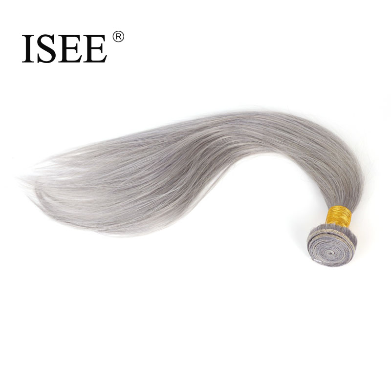 Top Quality 100% Brazilian Virgin Grey Hair Weft, Grey Hair Bundles