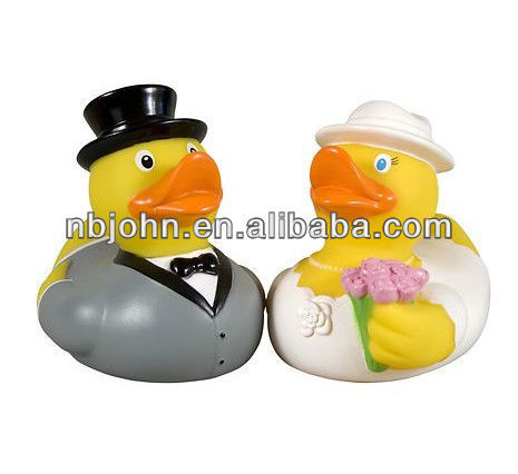 lady and gentleman bath duck