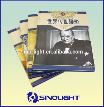 Custom made cheap hardcover photography books printing cover colouring printing book