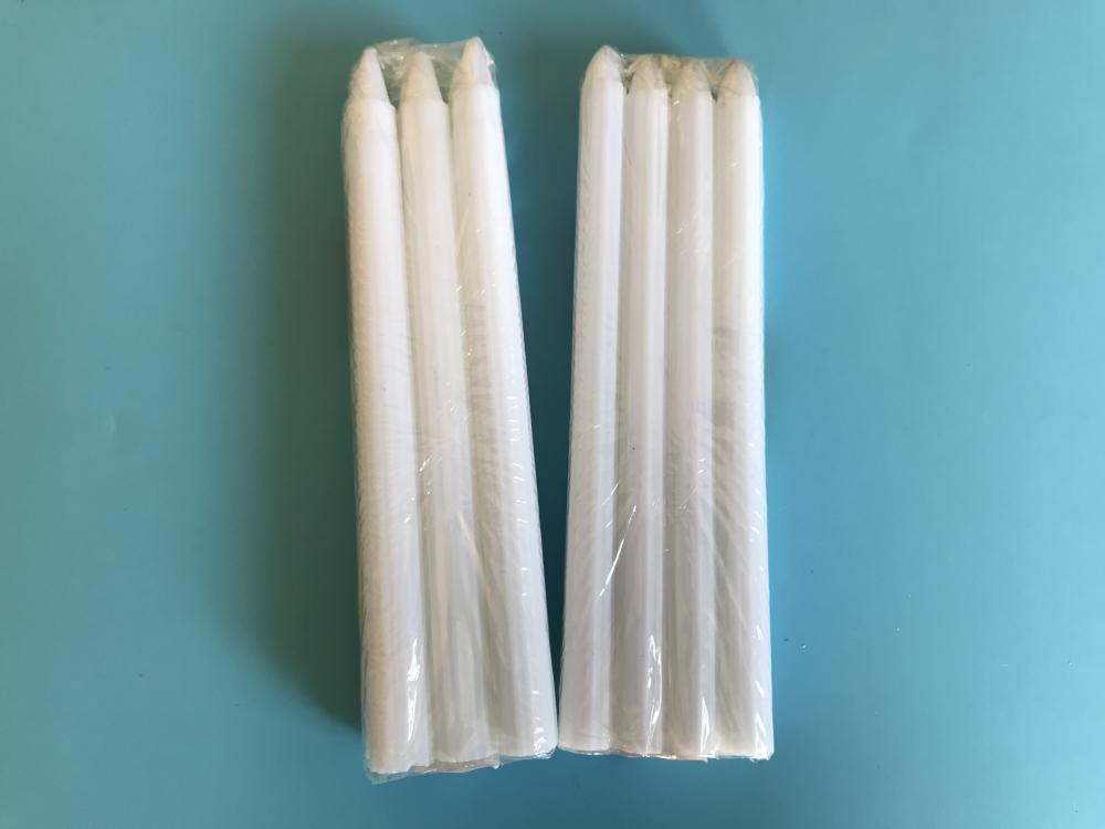 snow white stick wax snow color candle vela