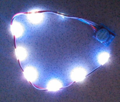 Flashing led shoe light for run shoes