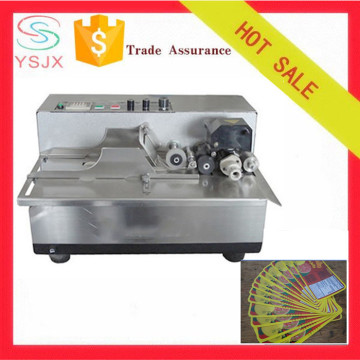 Paper Card Box Solid Ink Roll Expiry Date Code Printer Lot Number Coding Machine