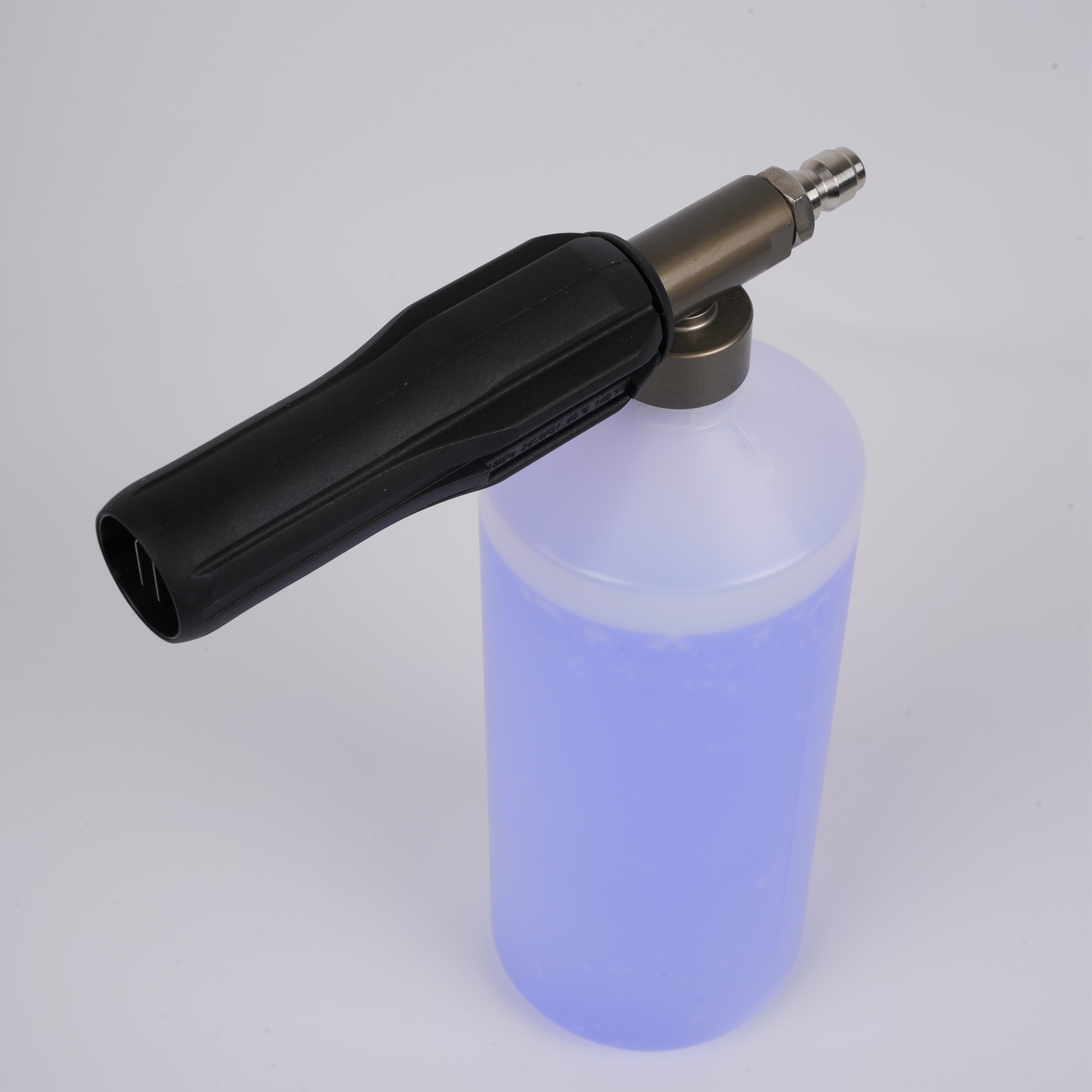 Canhão de espuma ajustável de 1 litro de garrafa de neve lança com conector rápido de 1/4 "para pistola de arruela de pressão