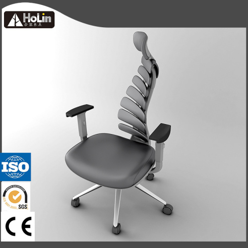 Chaise de bureau ergonomique en PU Fish Body Bone Design