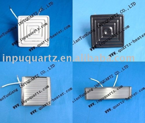 Quartz tube cassette heater and quartz heater panel