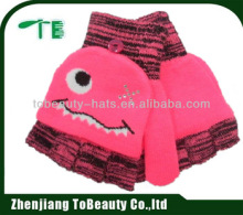 pink magic fingerless glove