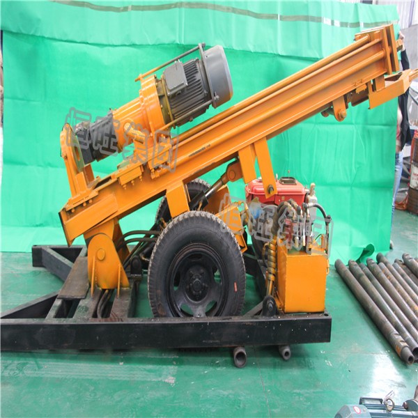 HQZ TYPE OF Hydraulic Pneumatic Diesel Blasting Rock Mining Drilling Rig Efficient pneumatic drilling machine