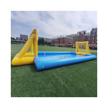 Summer Pool Sports: Inflatable Pool Volleyball Net Set for Water Fun