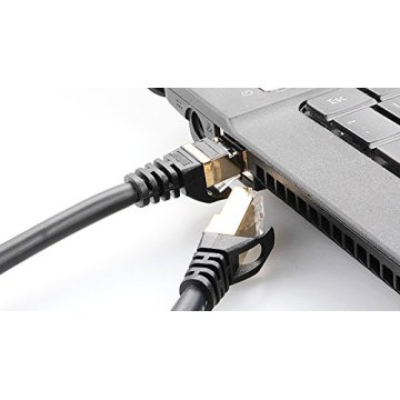 Cable STP con blindaje doble de 10 Gigabit y 600 MHz Cat7