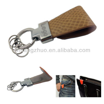 Genuine leather magnet key holder, multiple key holder, designer leather key ring