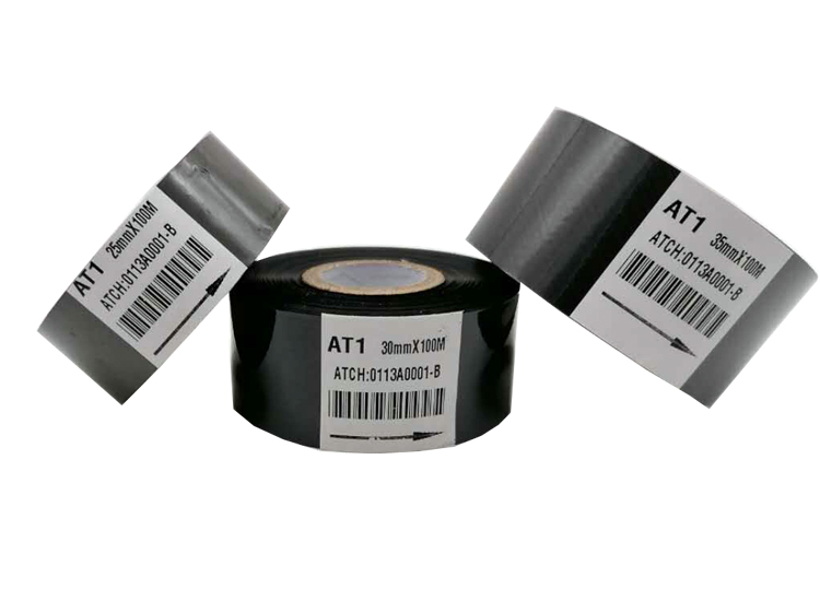 25mm*100m black coding foil for ribbon coding machine DY-8