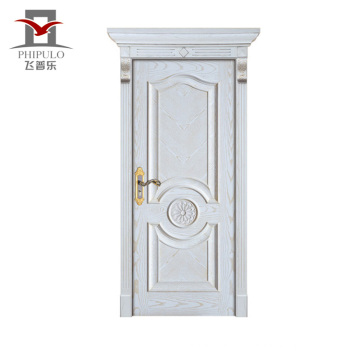 2018 Hot Seeling Modern Design Solid Teak Wood Door Price China Manufacturer