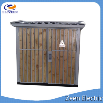 Wooden Enclosure Power Transmission Substation