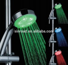 Bathroom LED Shower Head Temperature Control