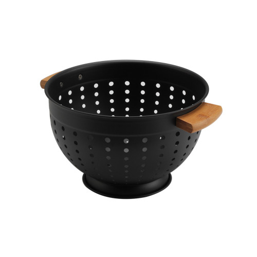 black color Powder coating colander