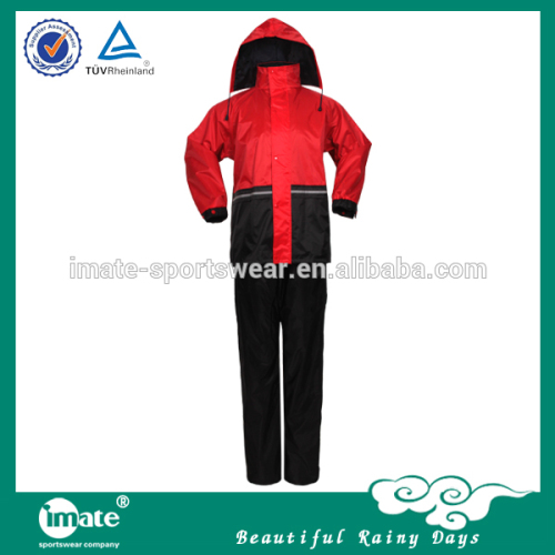 High quality rain coat brand name with hood