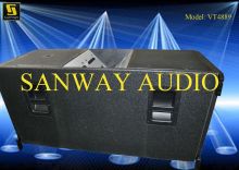 Dual 15" Neodymium Magnet Line Array Speaker System 3 Way Pro Audio