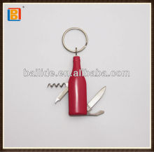 Simple 4 In1 Key Ring With Aluminum Handle Proket Knife Multipurpose Tools Knife 2017 For Sales