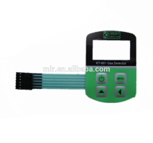 Membrane push button keyboard switches