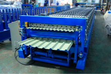 Roof Use Double Layer Corrugated Profile Roofing Machine