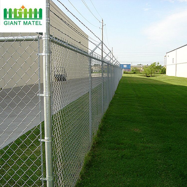 Galvanized Decorative Chain Link Wire Fence