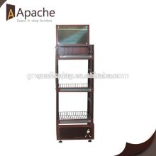 Stable performance movable brochure holder floor stand
