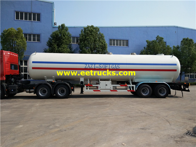 25T LPG Transport Trailer Tankers