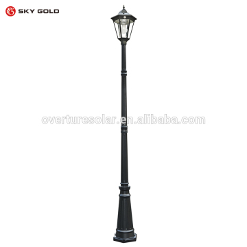 Height 237cm energy saving solar outdoor light led lamp post light