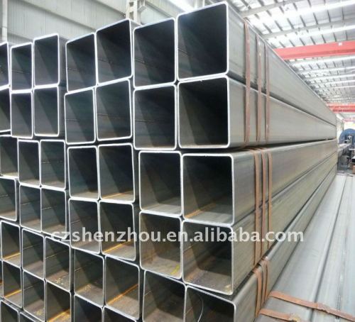 Black Square Structure Steel Tube