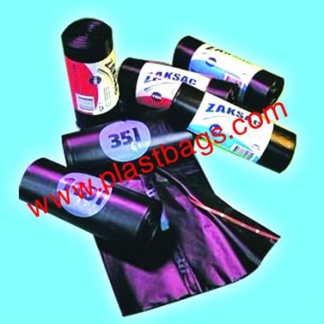 HIGH QUALITY plastic drawstring garbage bags