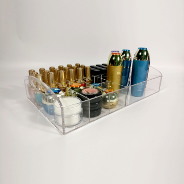 Clear Acrylic Cosmetic Organizer Tray