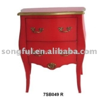 Antique Red Commode