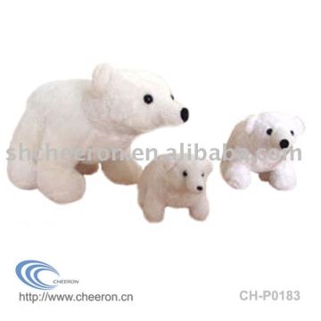 Plush polar bear,stuffed polar bear,polar bear toy