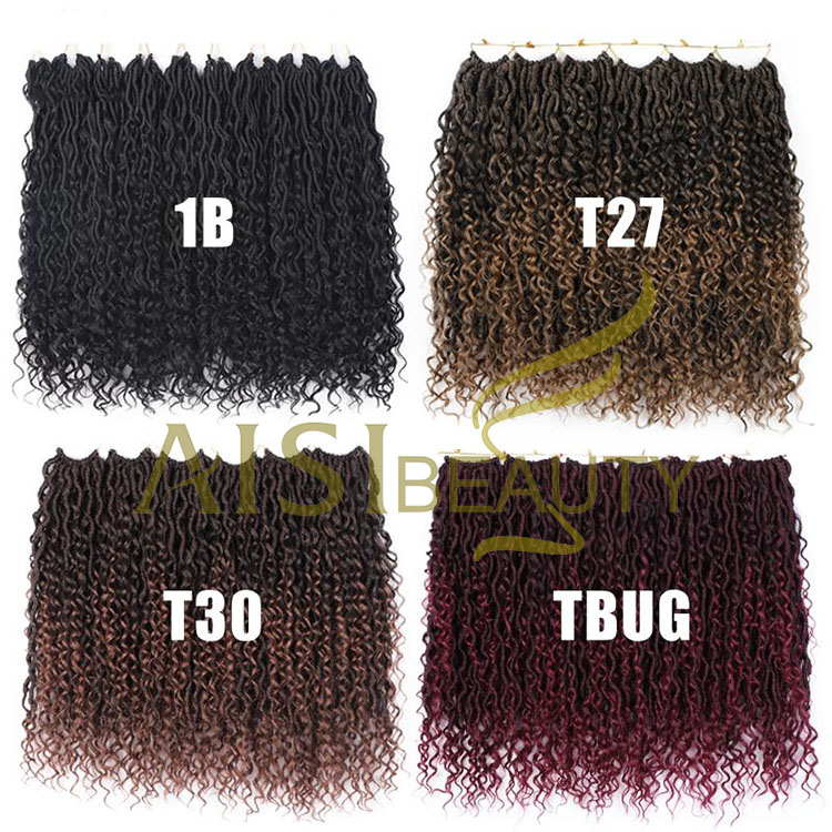 Aisi Beauty Wholesale Cheap Vendor Long Wavy River Faux Locs Passion Crochet Braids Hairpieces Extensions For Black Women