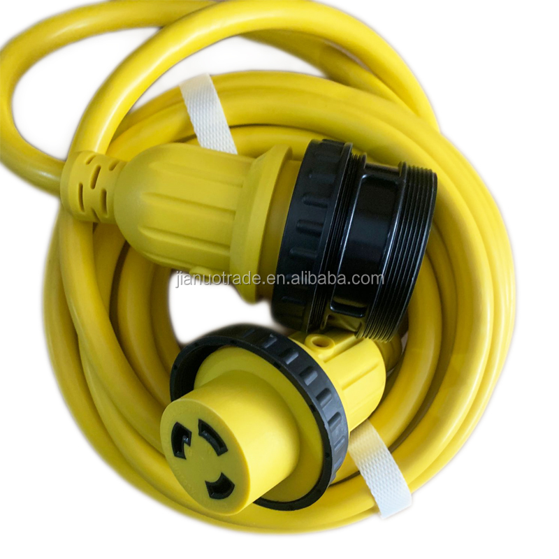 30A Marine Shore Power Cord set with Indicator Light