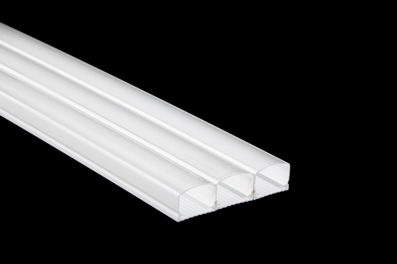 PC عاكس الضوء البلاستيك شريط الضوء مقذوف PC lampshade plastic extruded light strip