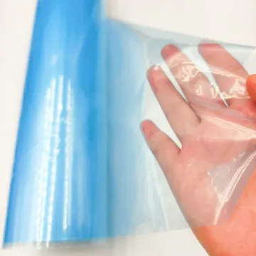 Blue colored transparent LDPE film for Making Bags
