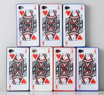 Iphone Case Slim Silicon Case Poker Card Paper Cover For Apple Iphone 4 / 4g