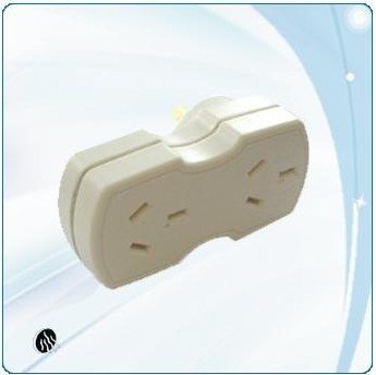 double adapter,SAA double socket, Australian extension socket