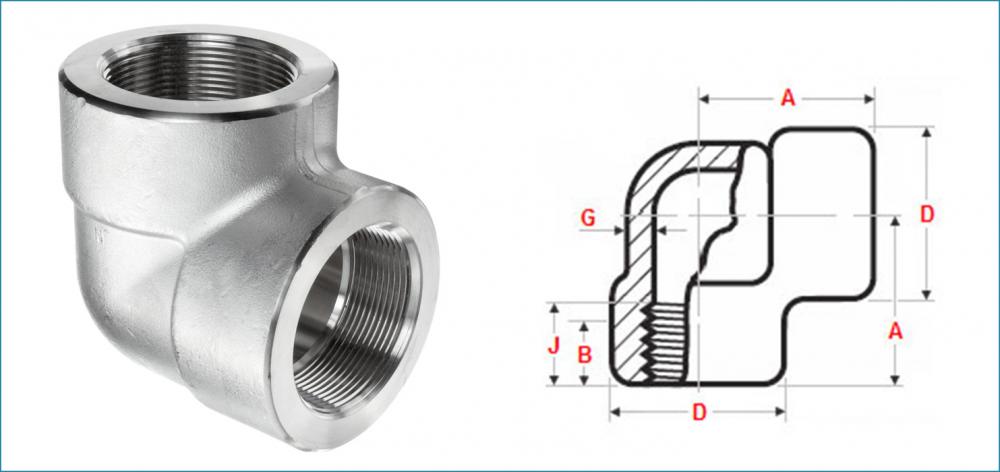 Threaded 90 Degree Elbow