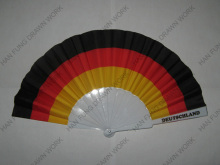 Plastic Printed Flag Fan