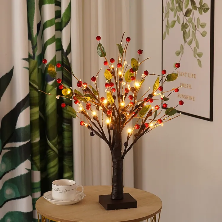 Festive LED Illuminated Christmas Tree Decoration for Home